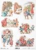 motywy świąteczne, Boże Narodzenie, zima, dziecko, dzieci, Mikołaj, prezenty, choinka, gwiazdka, zabawa, retro, vintage, R998, Christmas theme, Christmas, winter, child, children, Santa Claus, presents, Christmas tree, star, fun, retro, vintage, Weihnacht